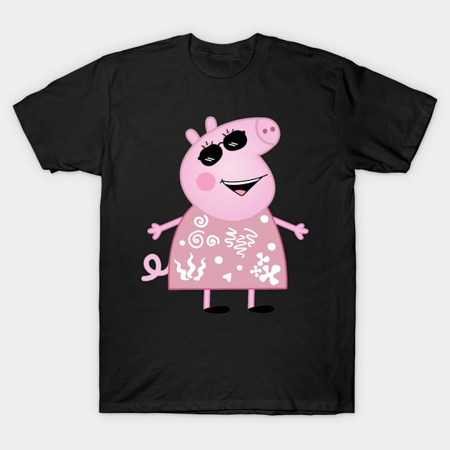 McQuoid Peipa Pig T-Shirt by Tee Shop